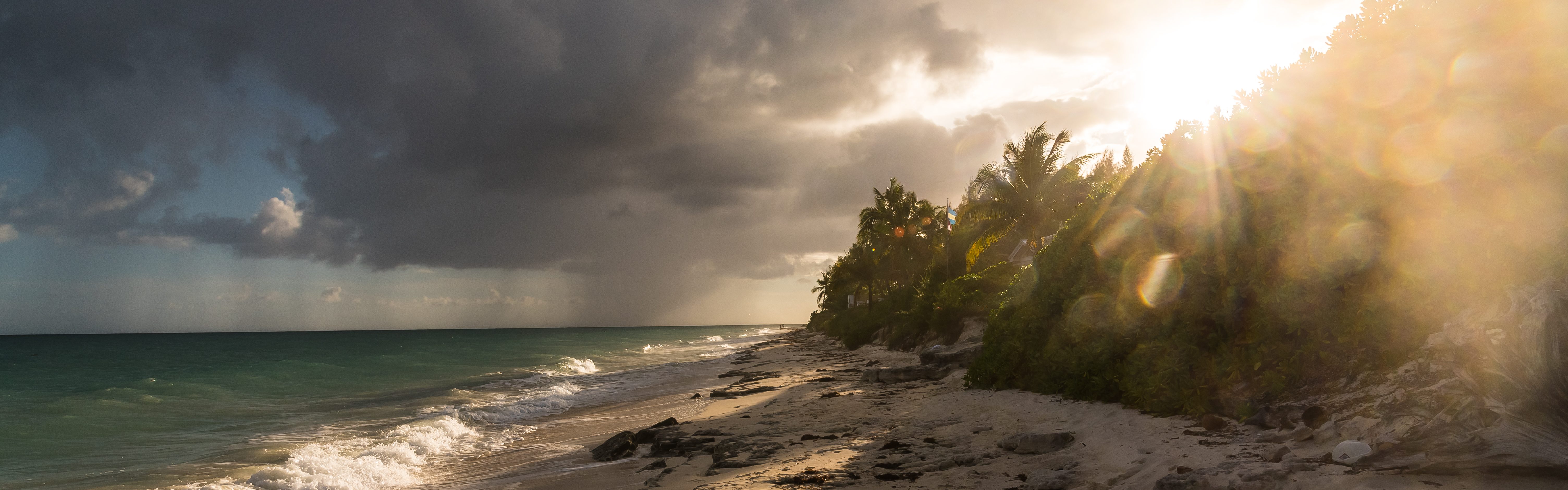 sunset bahamas beach